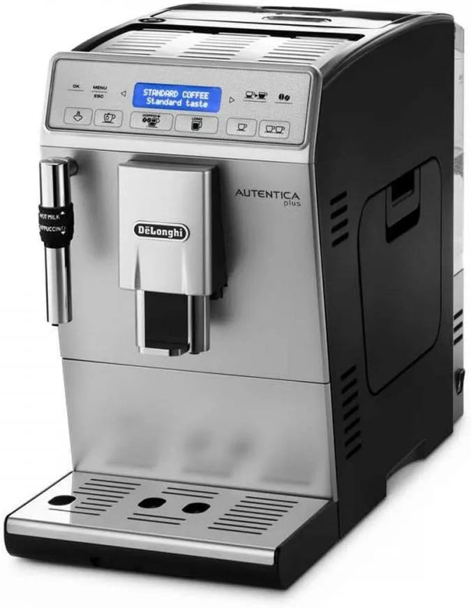 De'Longhi Kaffeevollautomat ETAM 29.620 29.620.SB, Fassungsvermögen 1,4 l, Dampfdüse, in Schwarz, Leistung 1450 W, Autentica Plus.SB, silber