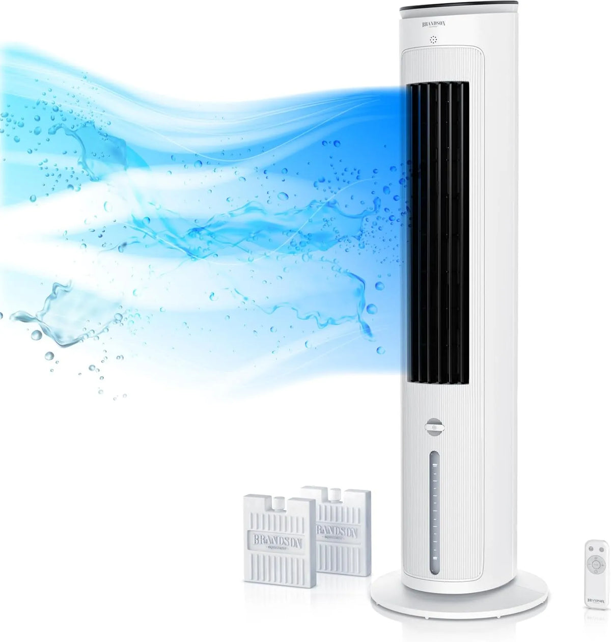 Klimaanlage, mobile ohne Abluftschlauch, 5 in 1, Luftkühler mit Wasserkühlung, leise, Fassungsvermögen 4,7 L Wassertank, Brandson