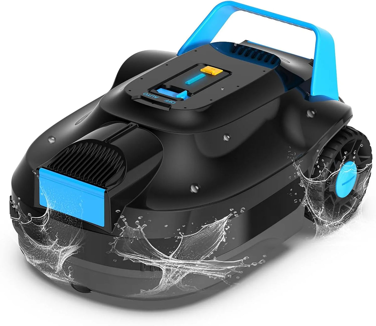 Poolroboter 5000 6057 PC01, 120 Minuten Reinigungszeit, Kabelloser Poolsauger Akku mAh, 5000 mAh, LPH Leistungsstarker Poolsauger für Pools 80 m²