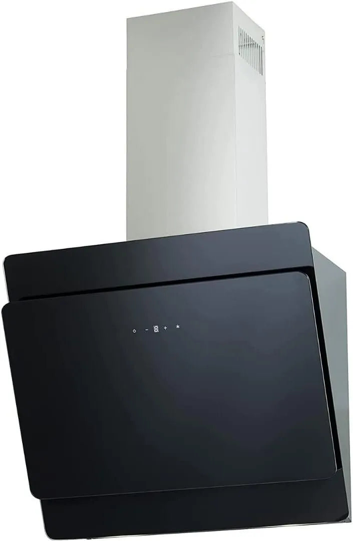 PKM Dunstabzugshaube S3-60ABTZ, 60 cm Breite, Schräghaube, Glas, Abluft, Umluft, in Schwarz