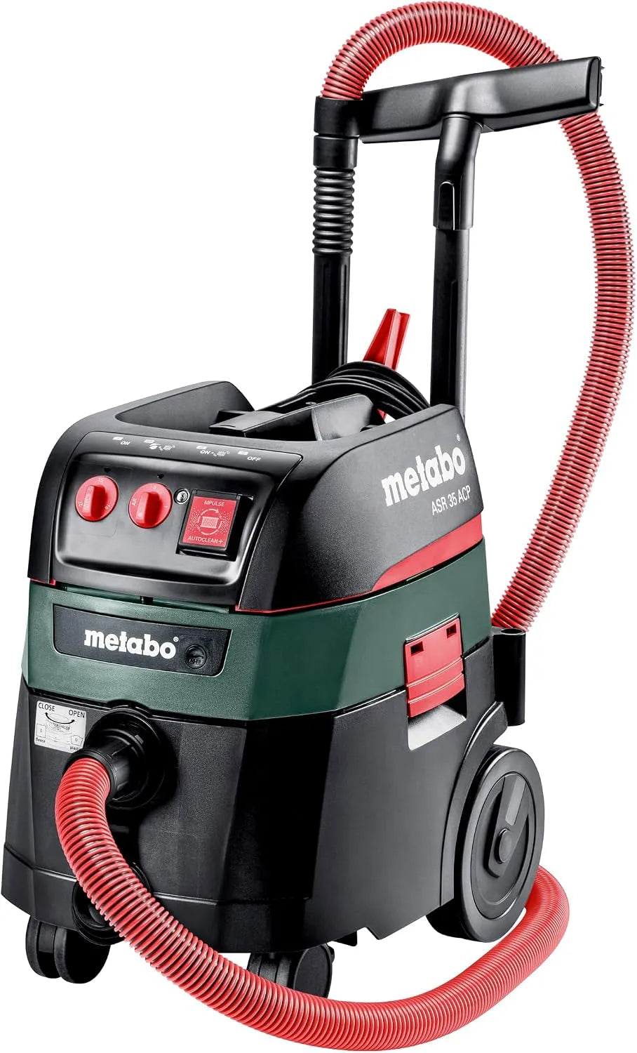 Metabo Staubsauger ASR 35 M 602058000, 8 m Kabellänge, Allessauger ACP, Baustellen- und Werkstatt mit MPulse-Filterabreinigung