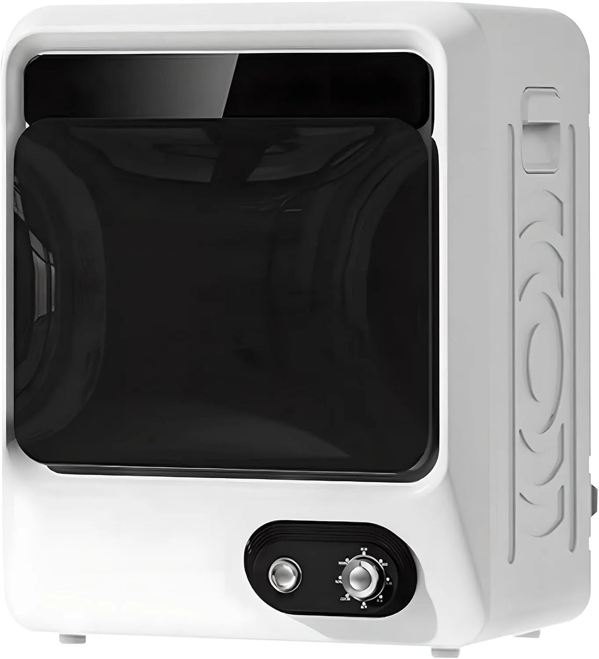 Wäschetrockner Tragbarer, Gewicht 5 kg Kapazität, LCD-Smart-Touch-Panel, Wäschereien und Wohnmobile, Edelstahlwanne, kompaktes Design für Wohnungen
