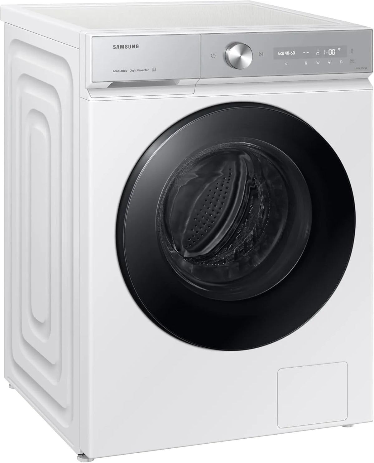 Samsung Waschmaschine WW90DB8U95GHU2, Gewicht 9 kg, 1.400 U, 30%, SuperSpeed 39 Min, Bespoke, Extra energiesparend, EEK: A, AI Ecobubble