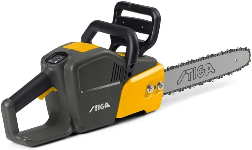 Stiga Akku-Kettensäge 700e, Leistung 1,2 kW bürstenloser Motor, Spannung 48V ePower, CS, PX Low Profile Kette, LED-Panel, Soft-Touch-Griff