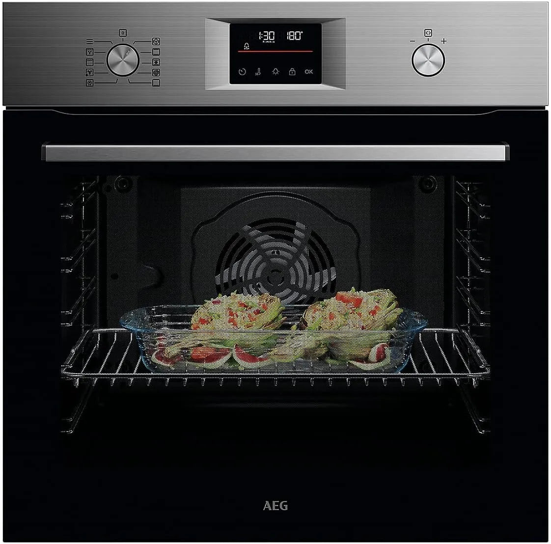 AEG Backofen NBU5P40SM, SurroundCook Edelstahl