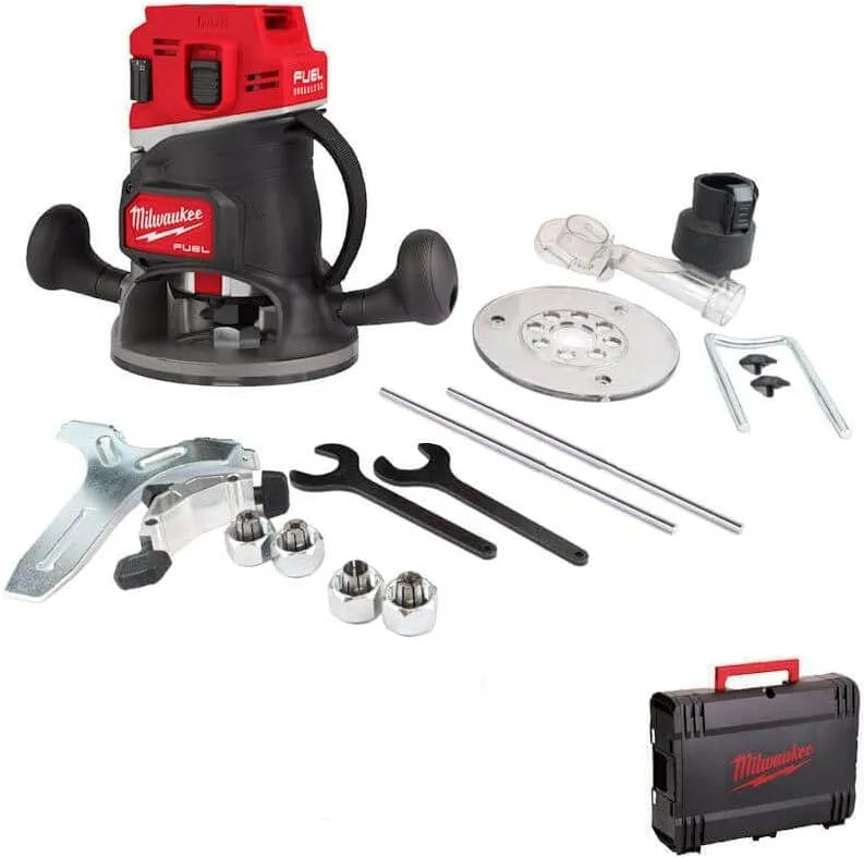 Milwaukee Modell, Spannung 18 V M18 FR12, Breite 1,27 cm, 1/2 Zoll, Kraftstofffräse, kabellos, bürstenlos, ohne Batterien