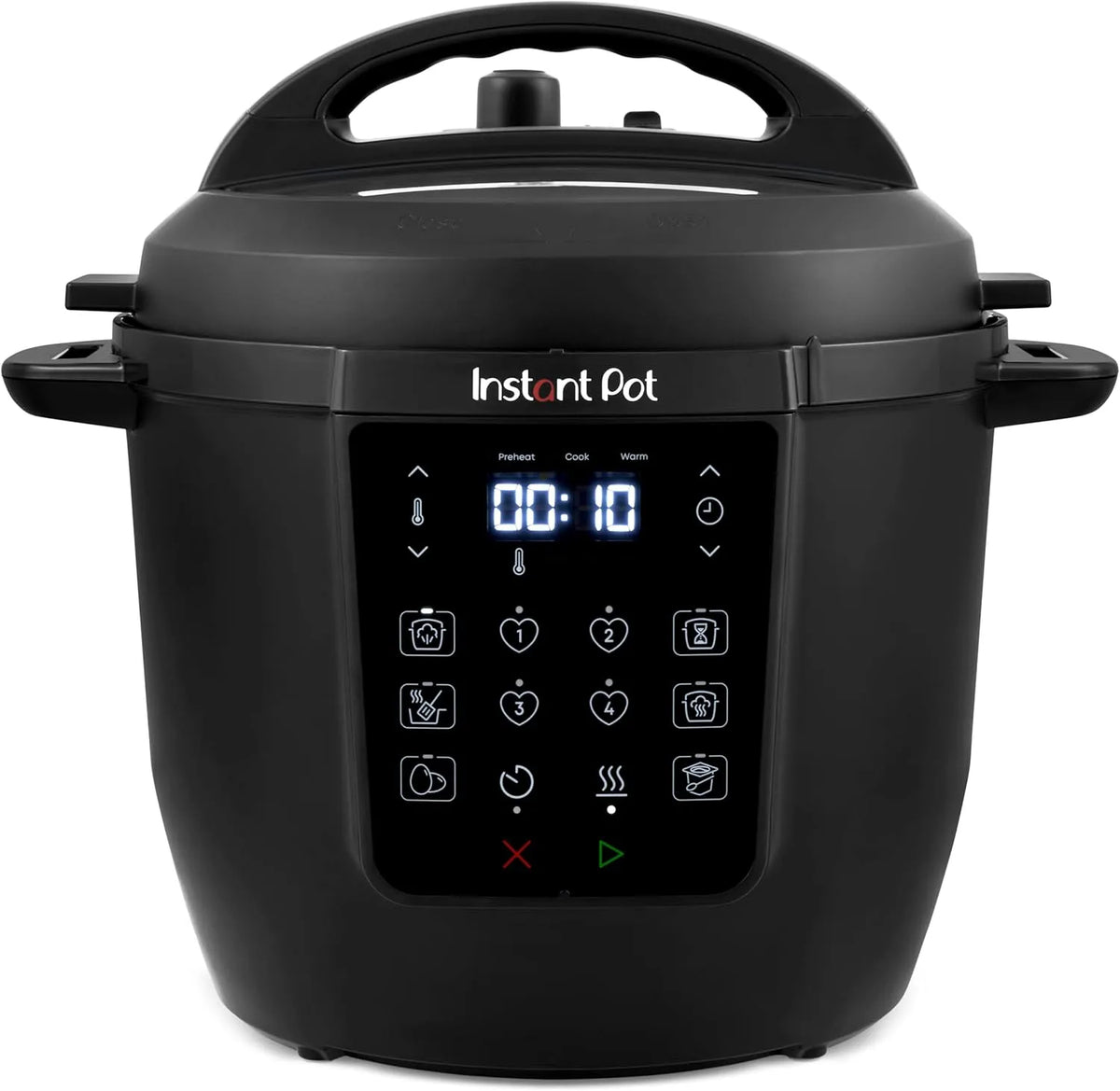 Multikocher Instant Pot, Schongarer, Sautierpfanne, Dampfgarer und Speisewärmer, Fassungsvermögen 5.7L 7-in-1 Smart Cooker, Schnellkochtopf