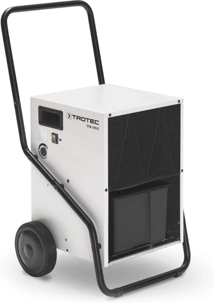 Trotec Luftentfeuchter TTK 170 S, 450 m³, Leistung 50 L/Tag, Fläche 180 m², für große Räume, Bautrockner