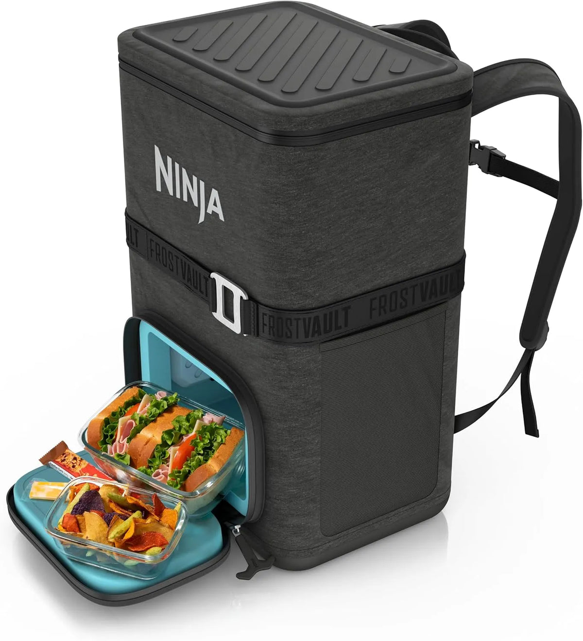 Ninja, FrostVault Go 24 Dosen Rucksack Soft Cooler mit Cold Dry-Zone Storage