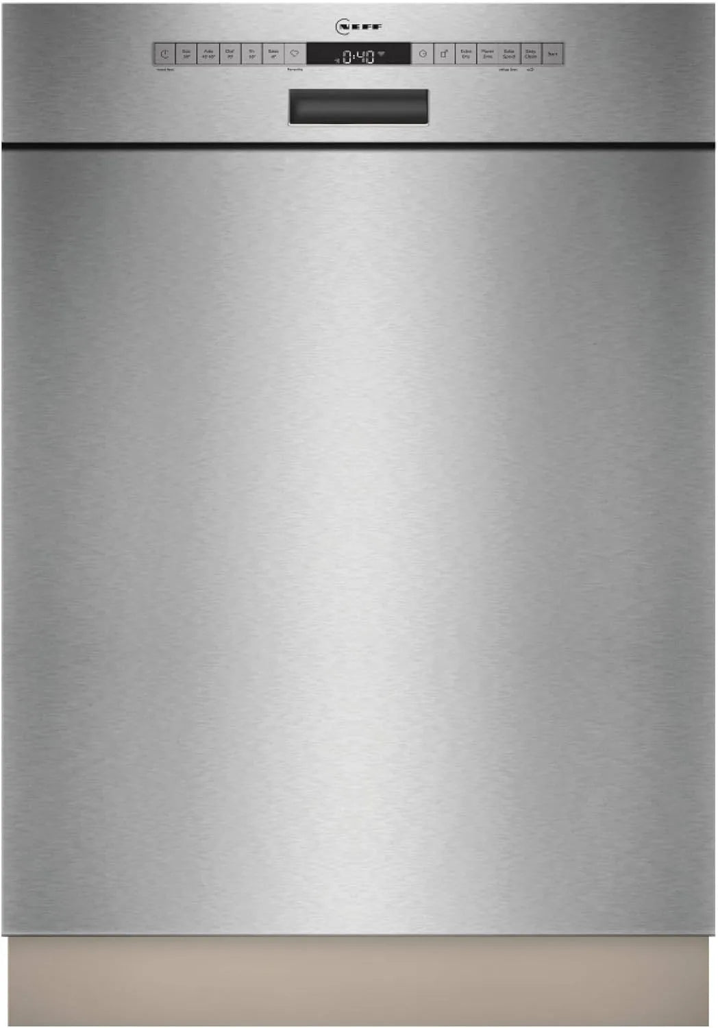 Neff Geschirrspüler S125HTS01E, Chef 70 °C für hartnäckige Verschmutzungen, Breite 60 cm, N 50, Smarter Unterbau, besonders leise, Aqua Stop