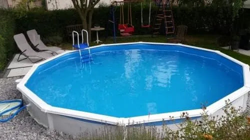 Pool, Stahlwandpool Karibik 4,50 x 1,20m rund