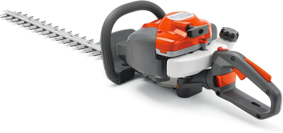 Husqvarna Heckenschere 122HD60 7-cm³-Motor 59-cm-Dual-Action-Messer, 21, Benzin, Smart Start-Technologie, LowVib-Vibrationsreduzierung