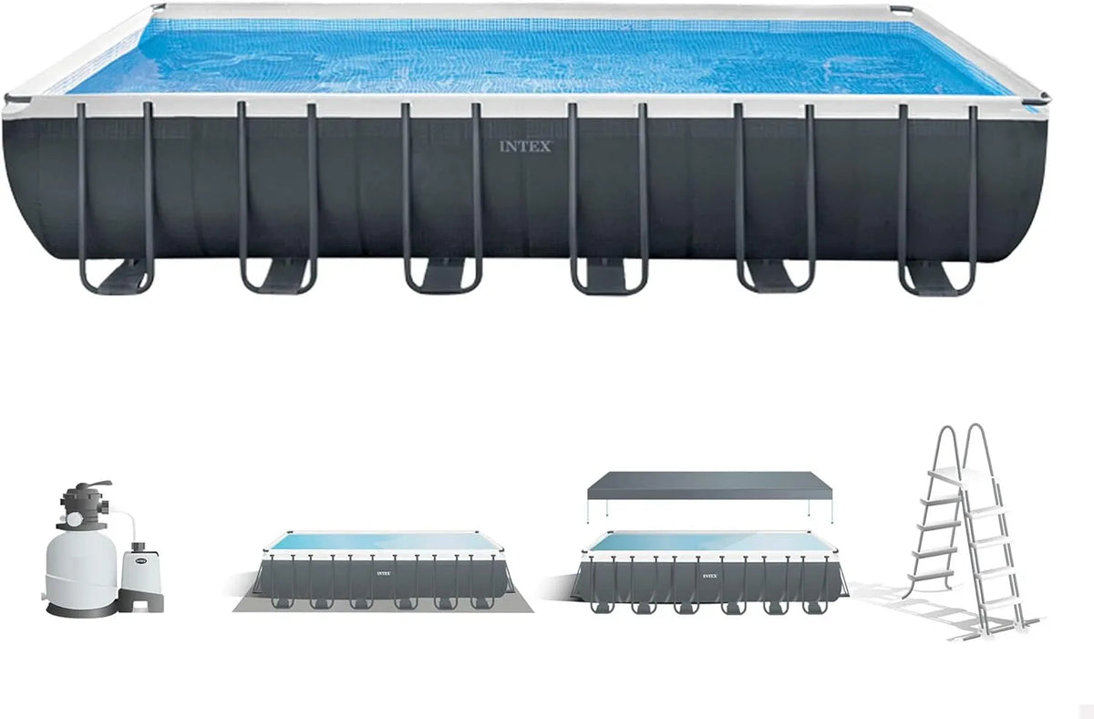 Intex Pool 24Ft 12Ft 52In, X X Ultra XTR Rectangular Set