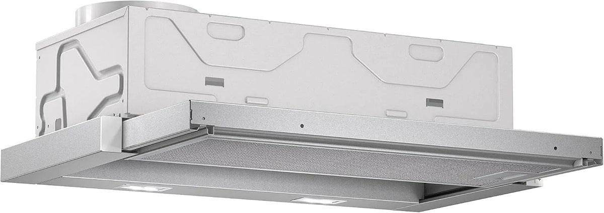 Bosch Modell, Serie 4 Flachschirmhaube DFL064A50, Breite 60 cm, wahlweise Umluft- oder Abluftbetrieb, Intensivstufe, spülmaschinengeeignet