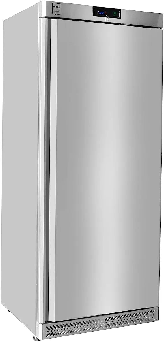 Kühlschrank GFR6600S, Maße 77.5 x 72 x 188.5 cm, Fassungsvermögen 380 L, Leistung 480 W, METRO Professional Tiefkühlschrank, Luftkühlung, mit Schloss
