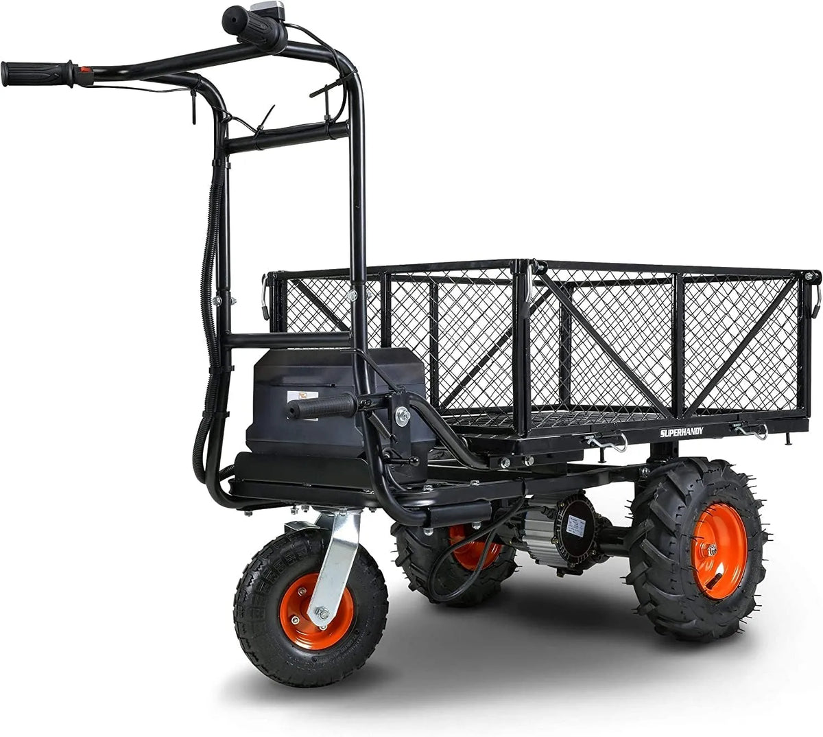 Schubkarre SuperHandy Mehrzweckwagen, Spannung 48 V DC, Gewicht 230 kg Traglast und 460 kg + Zugkraft, elektrisch, Li-Ion-betrieben