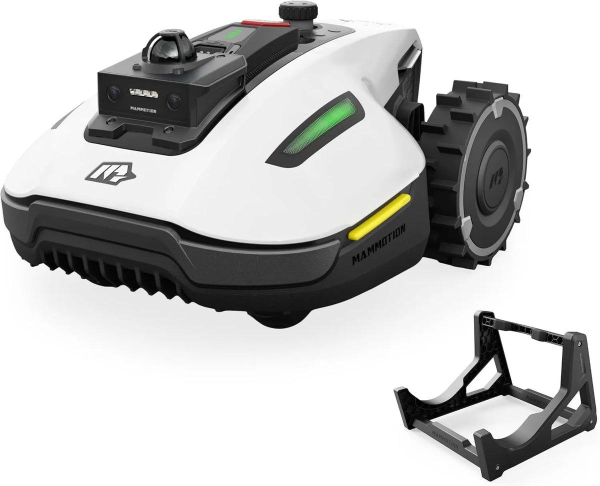 Kamera, für 800 m², 300+ Hinderniserkennung, MAMMOTION YUKA mini 2 800 LiDAR Mähroboter ohne Begrenzungskabel mit Autowaschanlage, DropMow