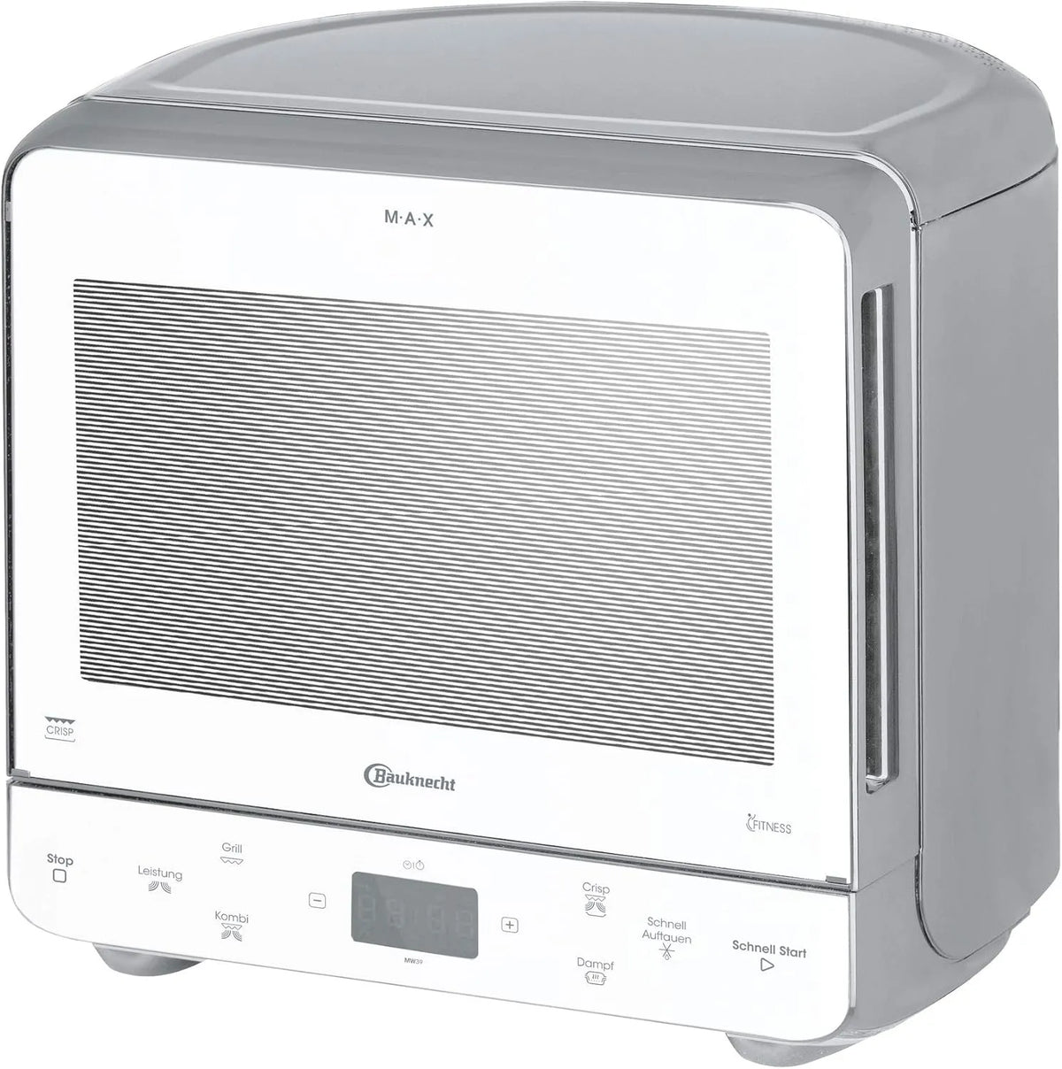 Bauknecht Mikrowelle MW 39 WSL, Fassungsvermögen 13 L Garraum, Schnellauftau-Funktion, Super-Kompakt Design, Weiß, Leistung 700 W, Crisp Funktion