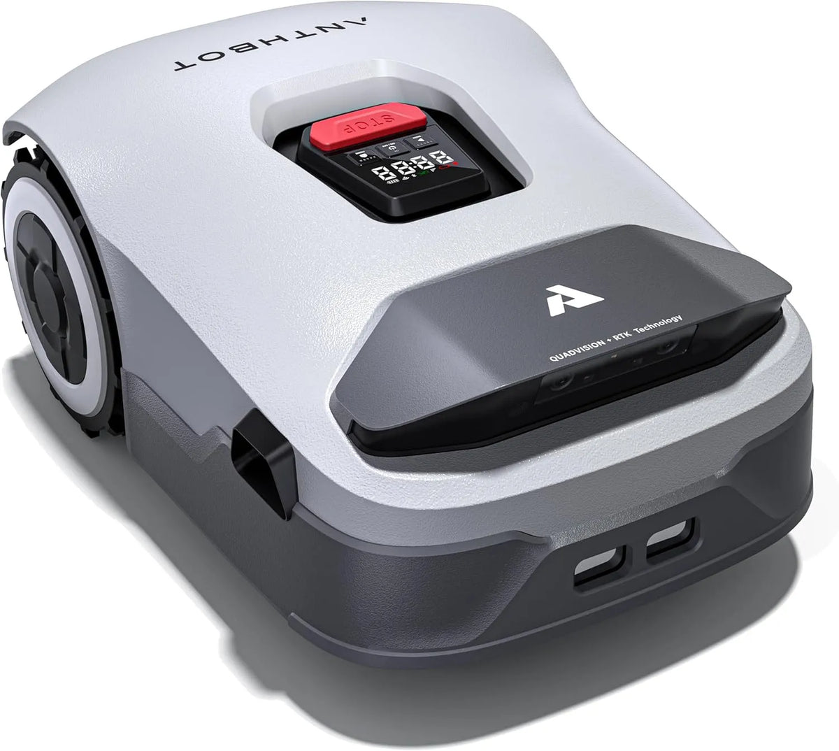 Rasenmäher RTK+4-Kamera, ANTHBOT Genie 600 Mähroboter ohne Begrenzungskabel, Max. 850 m², Empf. 650 m², Roboter mit Vision, Präzise Navigation