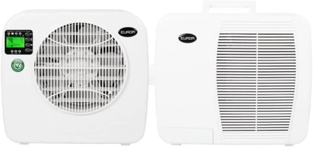 Klimaanlage AC2401 AC2400 EUROM Split, Mobiles Klimagerät mit 2400 BTU, für Wohnwagen, Wohnmobil, Camping, Boot, Bus, Camper, Caravan