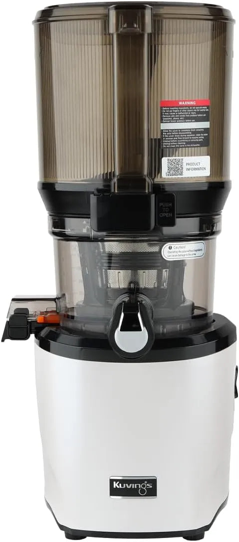 Entsafter AUTO10S, Gemüse und Obst Testsieger ㅣ 3L l Leicht zu Reinigen l BPA Frei l Extra Leise l 200W l 15 Jahre, Kuvings Slow Juicer, Matte White