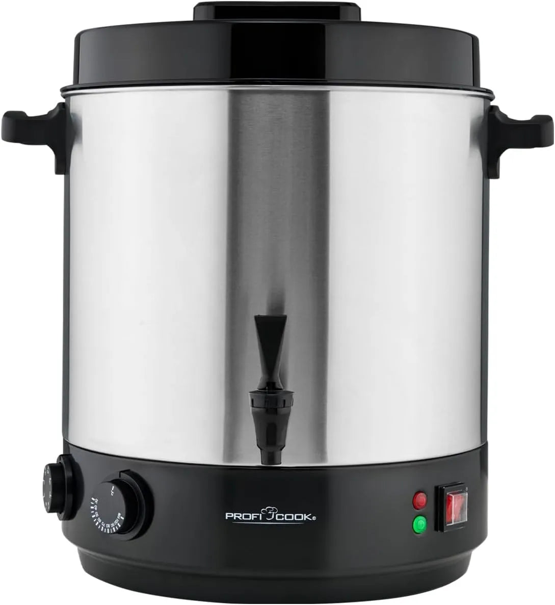 Modell Heißgetränke- & Einkochautomat 2in1 EKA 1283 ProfiCook, Fassungsvermögen 32L Tank, Leistung 2100W, 30°C, 100°C, Warmhaltefunktion, Timer, PC