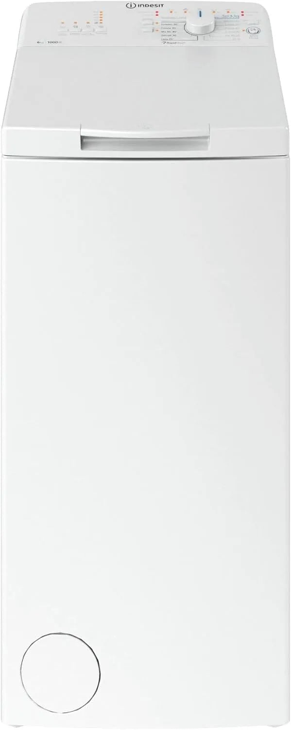 Indesit Waschmaschine L60400 1000, BTW IT Hochlast Energieklasse C, Gewicht 6 kg, Breite 60 cm, weiß, min