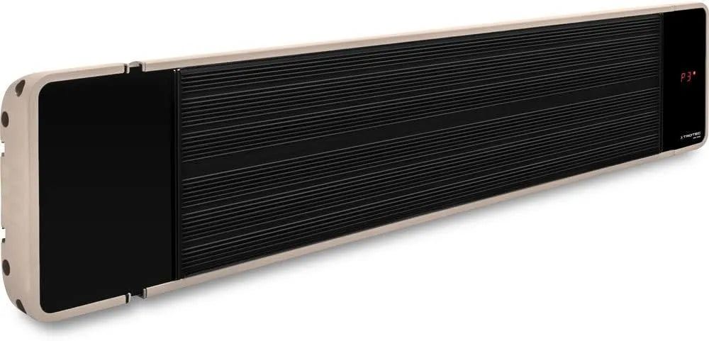 Trotec Modell, Leistung 1.200 W IRD 1200 IP55, 3 Heizstufen inklusive Fernbedienung, Dunkelheizstrahler, wetterfest, Infrarotwärme ohne Licht