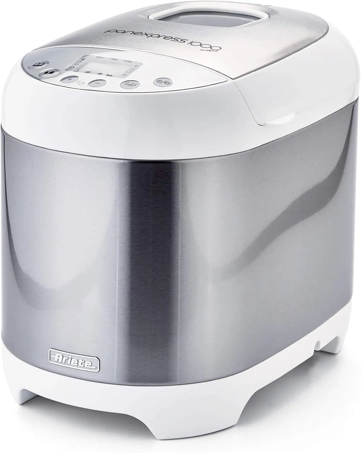 Ariete 133 Brotbackautomat 1000, 19 Betriebsprogramme, Automatisches Kneten, Aufgehen & Backen, Für Frisches Hausgemachtes Brot, Panexpress Metal