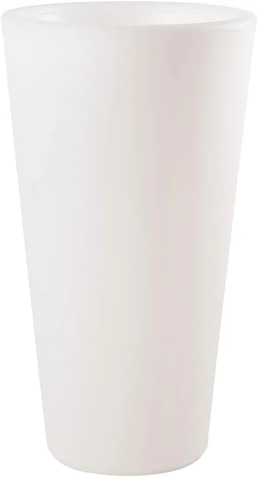 8 seasons Design Shining Classic Pot L, LED Pflanzkübel 39 x 70 cm, 15 Farben, weiß, mit Farbwechsler, inklusive. Leuchtmittel, Blumenkübel