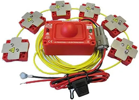 Modell Marder-Abwehranlage Elektrotechnisch mit Ultraschall 000054650F M4700 K&K, Hochspannung