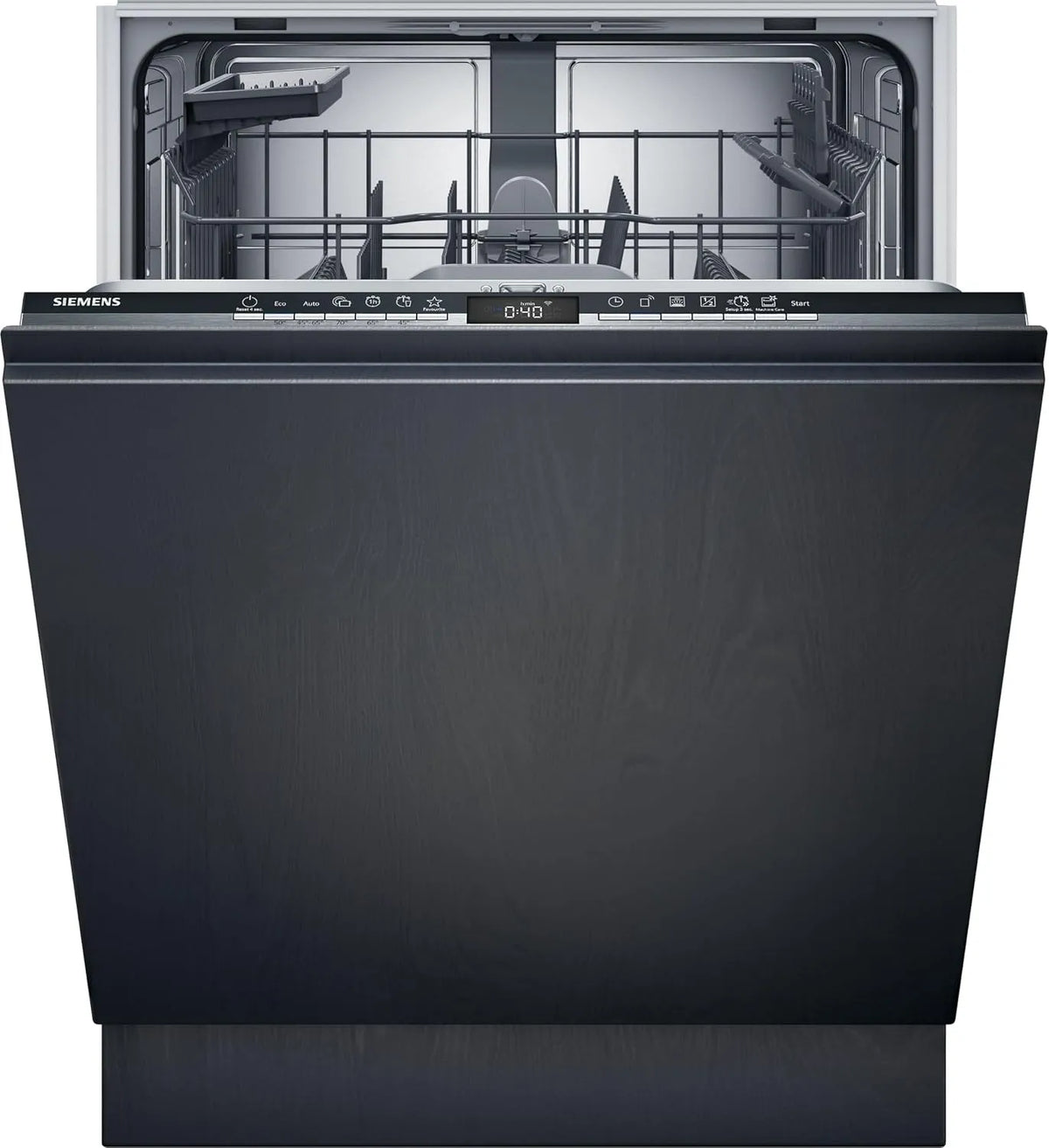 Siemens Geschirrspüler SN63HX10TE iQ300, 60 cm breit, 3-fach rackMatic, Leise mit iQdrive-Motor, Smarter Vollintegriert, Weiß, ckkorb, aquaStop