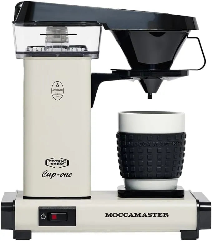 Kaffeemaschine Moccamaster Cup-One, Kleine, Fassungsvermögen 300ML, Filterkaffeemaschine, Off-White, Cream, Farbe