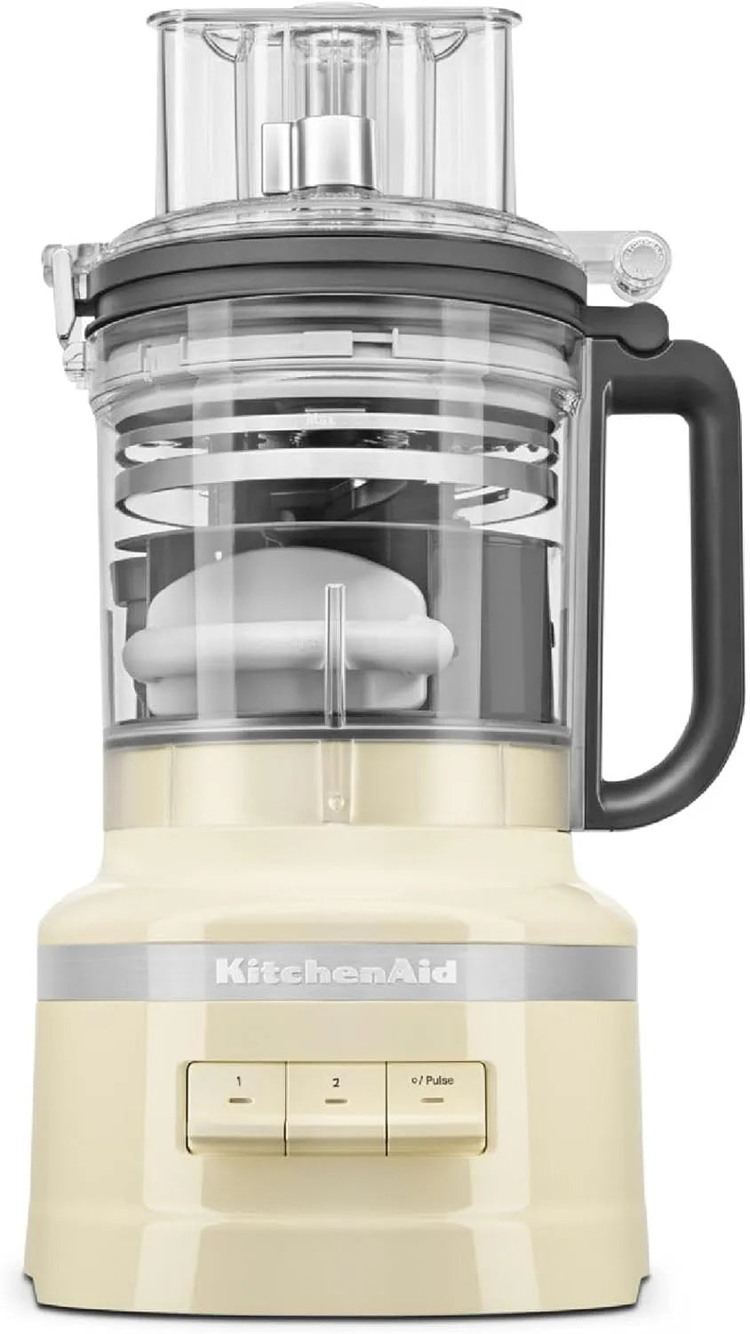 KitchenAid Modell 5KFP1319EAC, Food Processor 3,1 L, 3 Geschwindigkeitsstufen, Leistung 400W, inklusive. Würfelzubehör & Aufbewahrungsbox, Creme