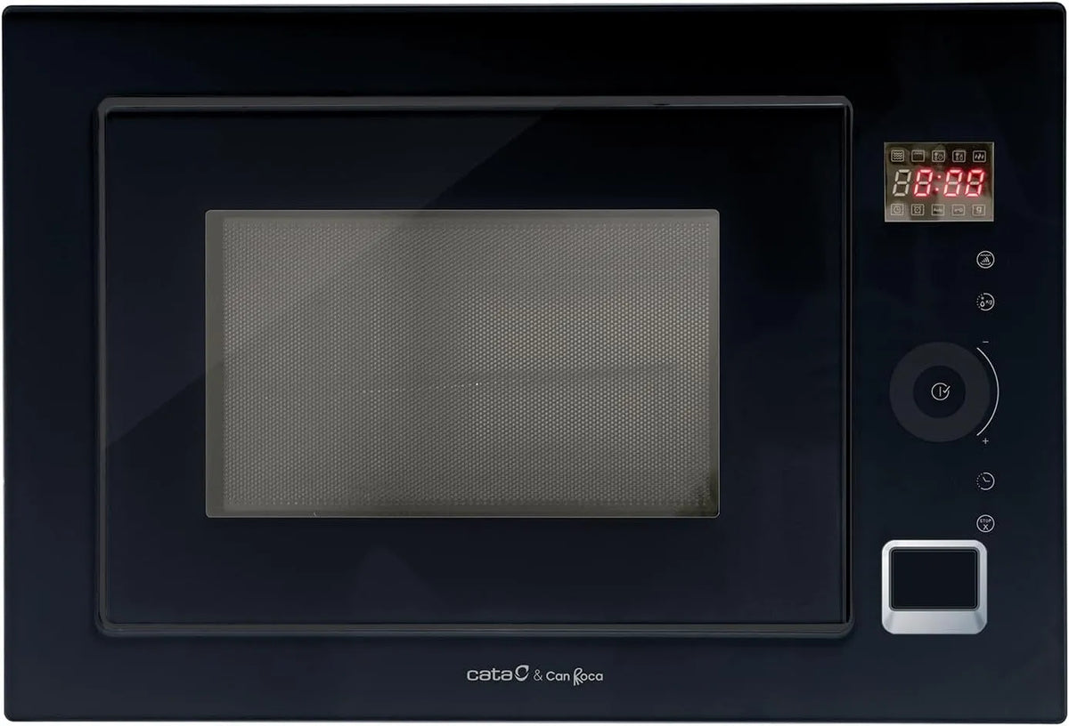 Mikrowelle MC 25 GTC CATA BK, mit 5 Leistungsstufen und 1000 W Grill Timer bis 95 Minuten 25 L, CATA BK in Schwarz Einbaumodell 900 W