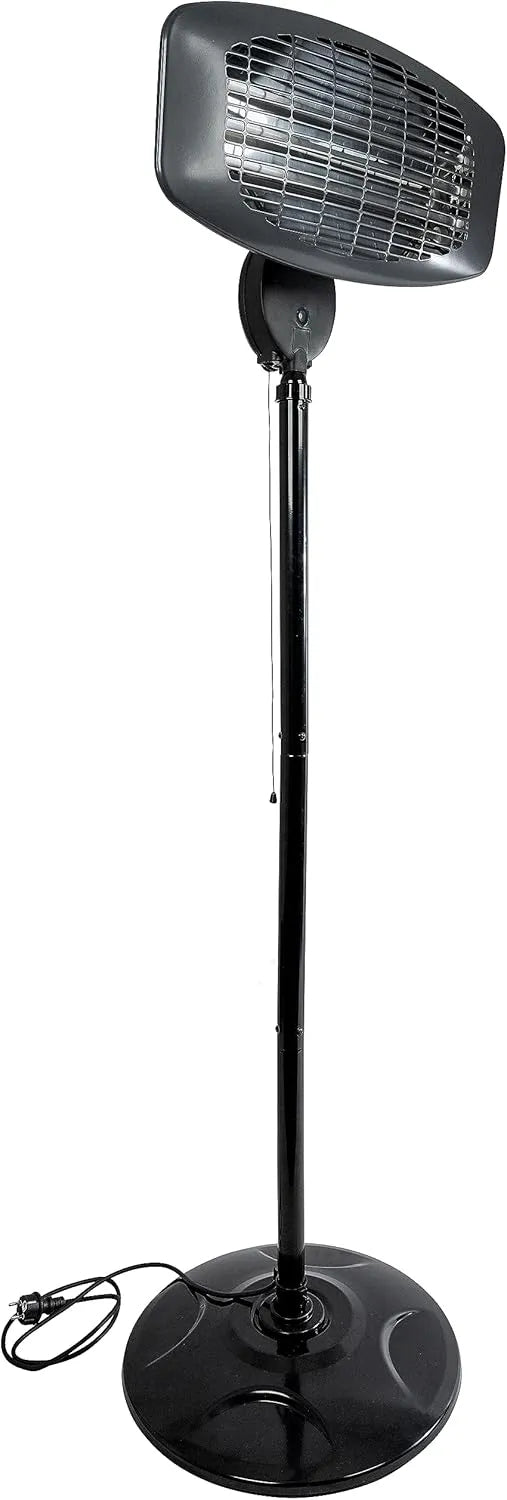 Güde Infrarot Standheizstrahler GIH 2000, Infrarot Standheizstrahler, 2000W Heizleistung, 15 m³ max. Raumheizvermögen, 650/1035/2000 W, 3 Heizstufen