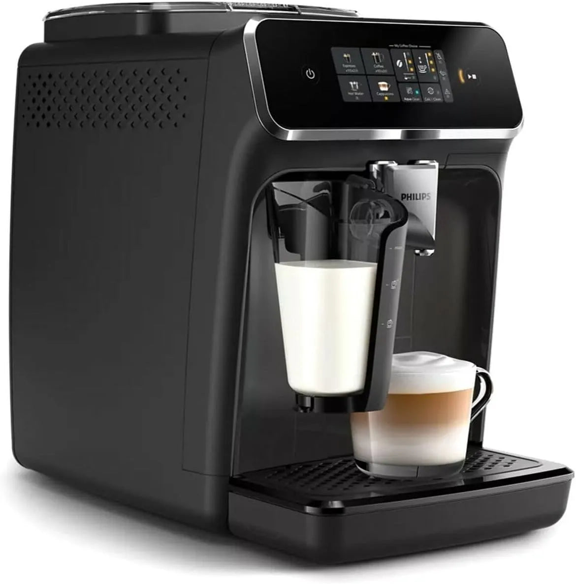 Philips 2300 EP2334/10, Serie Cafetera Automática Con Molinillo y Depósito para Leche 15 Bar