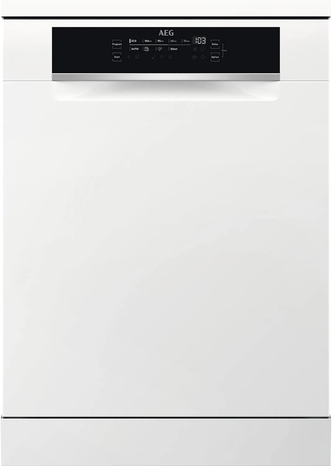 AEG Geschirrspüler FFB75707PW 7000, Breite 60 cm, Spülmaschine Serie: mit Glasschutz, estra leise 42dB, freistehender, ckschublade