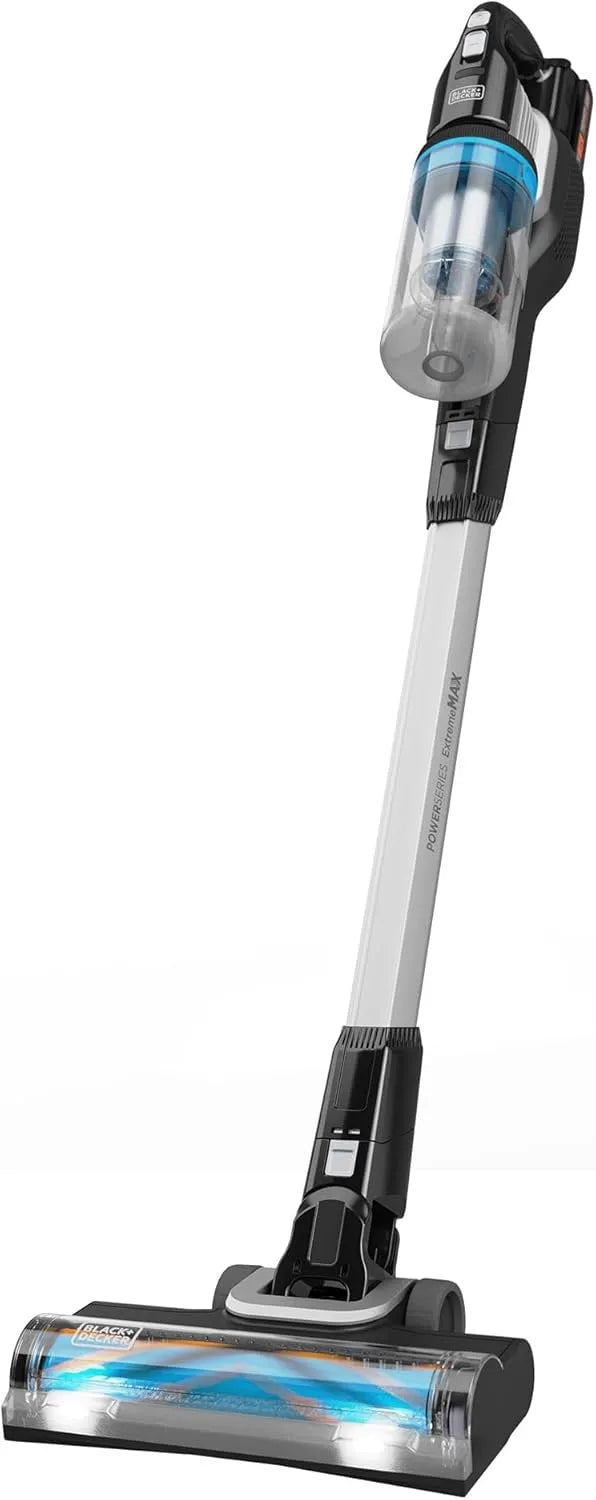 Black+Decker Staubsauger 4in1 BHFEB520D1, POWERSERIES Extreme MAX Akku-Stielstaubsauger, Spannung 18V, 2.0Ah, beutelloser Boden- & Handstaubsauger