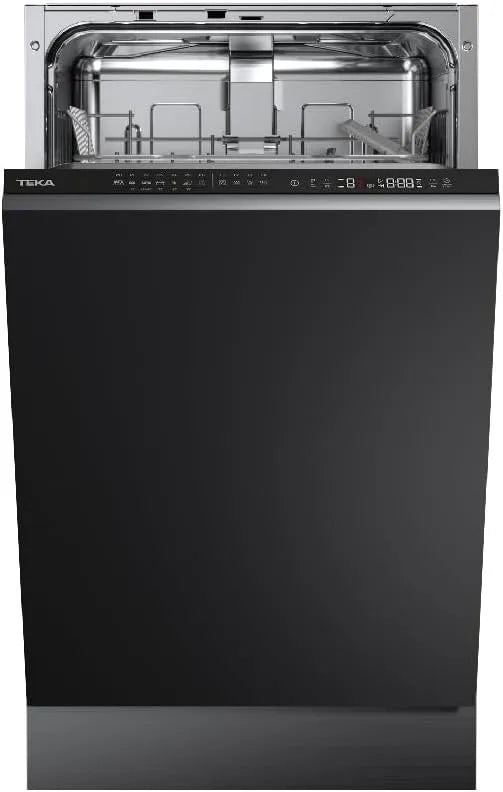 Geschirrspüler TEKA Einbau, Breite 45 cm, 7 Spülprogramme, 10 Maßgedecke, vollintegrierte Spülmaschine, LED-Anzeige, ckkorb
