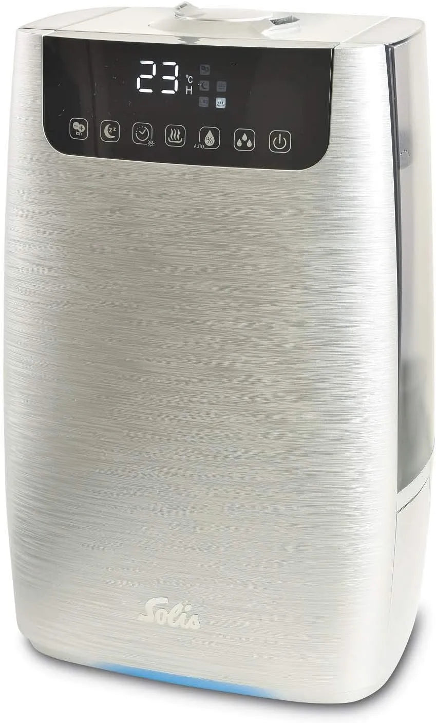 Ultrasonic Pure 7217 Solis Luftbefeuchter, Mit Hepa-Aktivkohle-Filter, Fassungsvermögen 4,5 L, Raumbefeuchter mit Aromafunktion