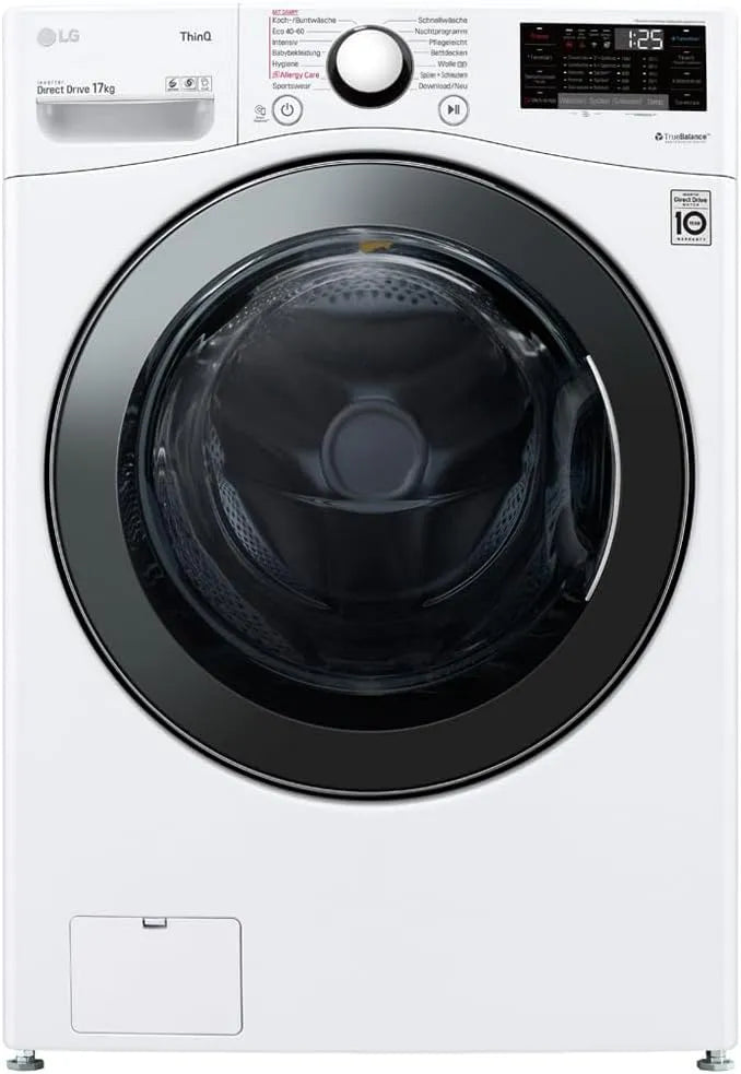 LG Waschmaschine F11WM17TS2, Frontbeladung 17 kg, Maße 70x77x99 cm, 1.100 U., Turbowash 59 Minuten, 6 Motion DirectDrive, Energieklasse E, Wi-Fi