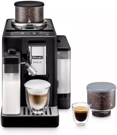 De'Longhi Kaffeevollautomat EXAM440.55.B, 3,5' Touch-Display, Extra-Shot-Funktion, Onyx Black, 16 Kaffee- & Milchgetränke auf Knopfdruck