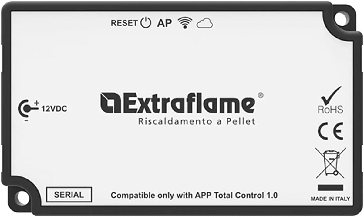 Holzofen 9278442, Nordica extraflame in Weißes wifi-modul für