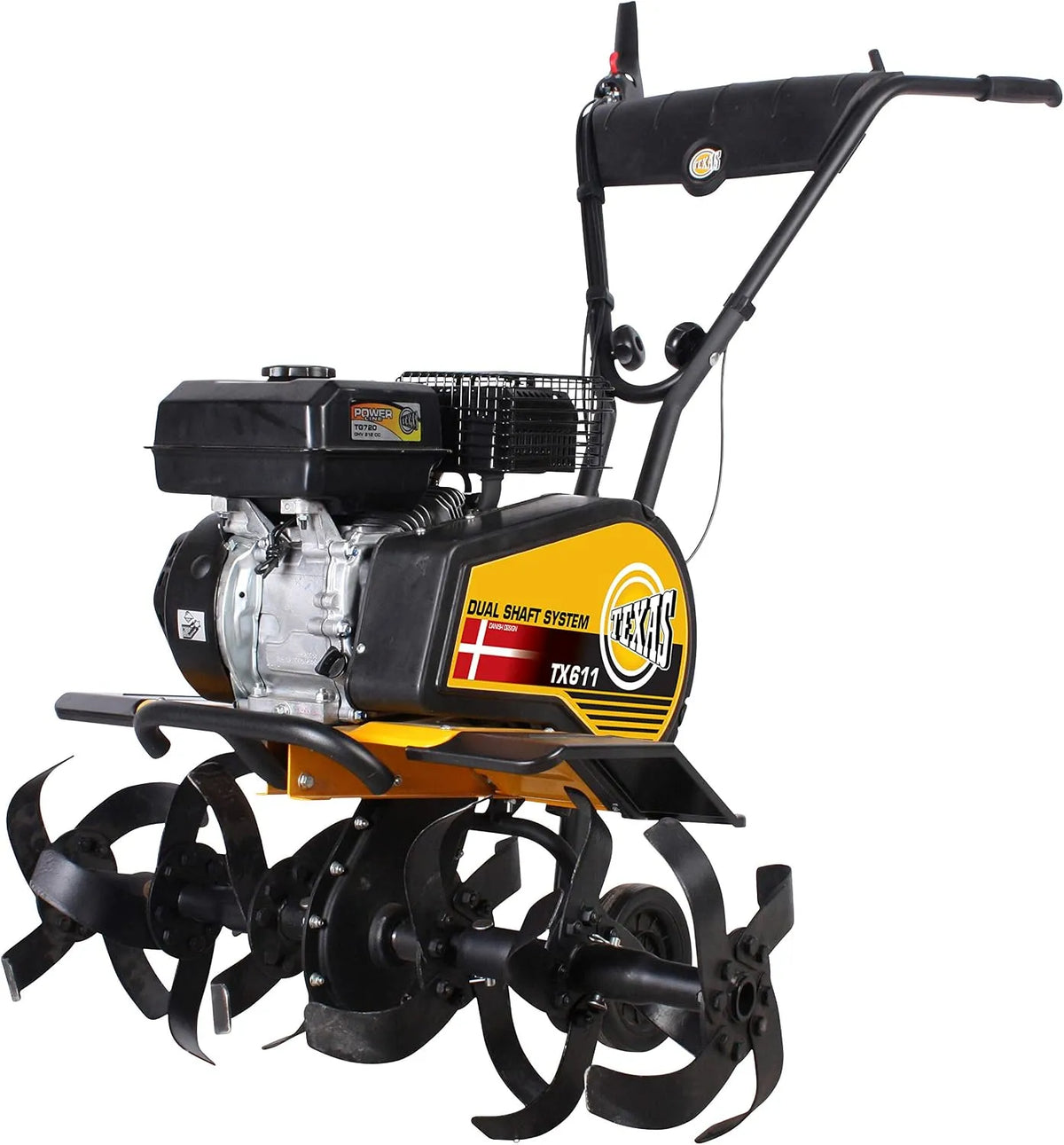 Motorhacke TX611TG 30-85cm 7PS TEXAS Gartenfräse Motorhacke, 212cm³, 4 Takt, Leistung 4200W, 1 x Vor. u. 1 x Rück.Gang, 33cm Arbeitstiefe