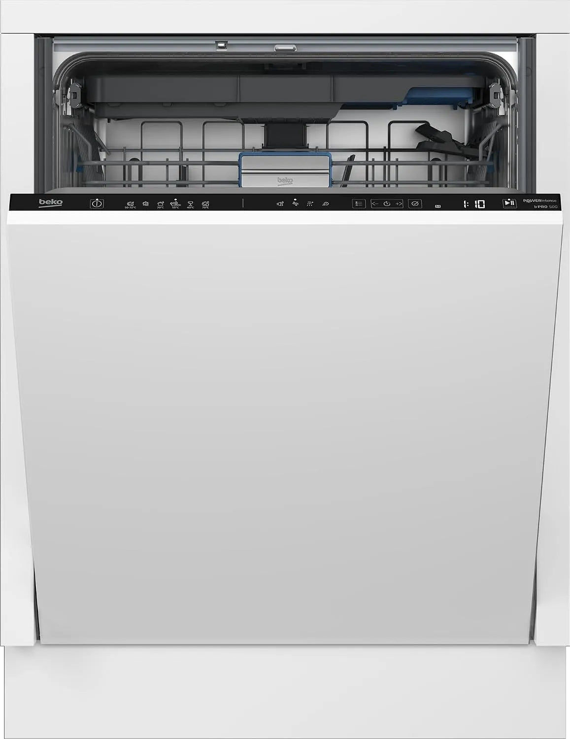 Beko Geschirrspüler BDIN36550P, für 15 Maßgedecke, 5 Zusatzfunktionen, in freistehender Ausführung und unterbaufähig, SilentWash, weiß, Breite 60 cm