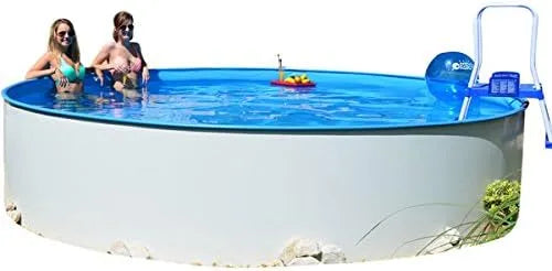 Pool, Rundpool Fun-Zon 3,00 x 1,20m Stahlwandpool, Aufstellbecken mit 0,6mm Stahlwand und 0,6mm Einhängfolie, Rundbecken, Schwimmbecken