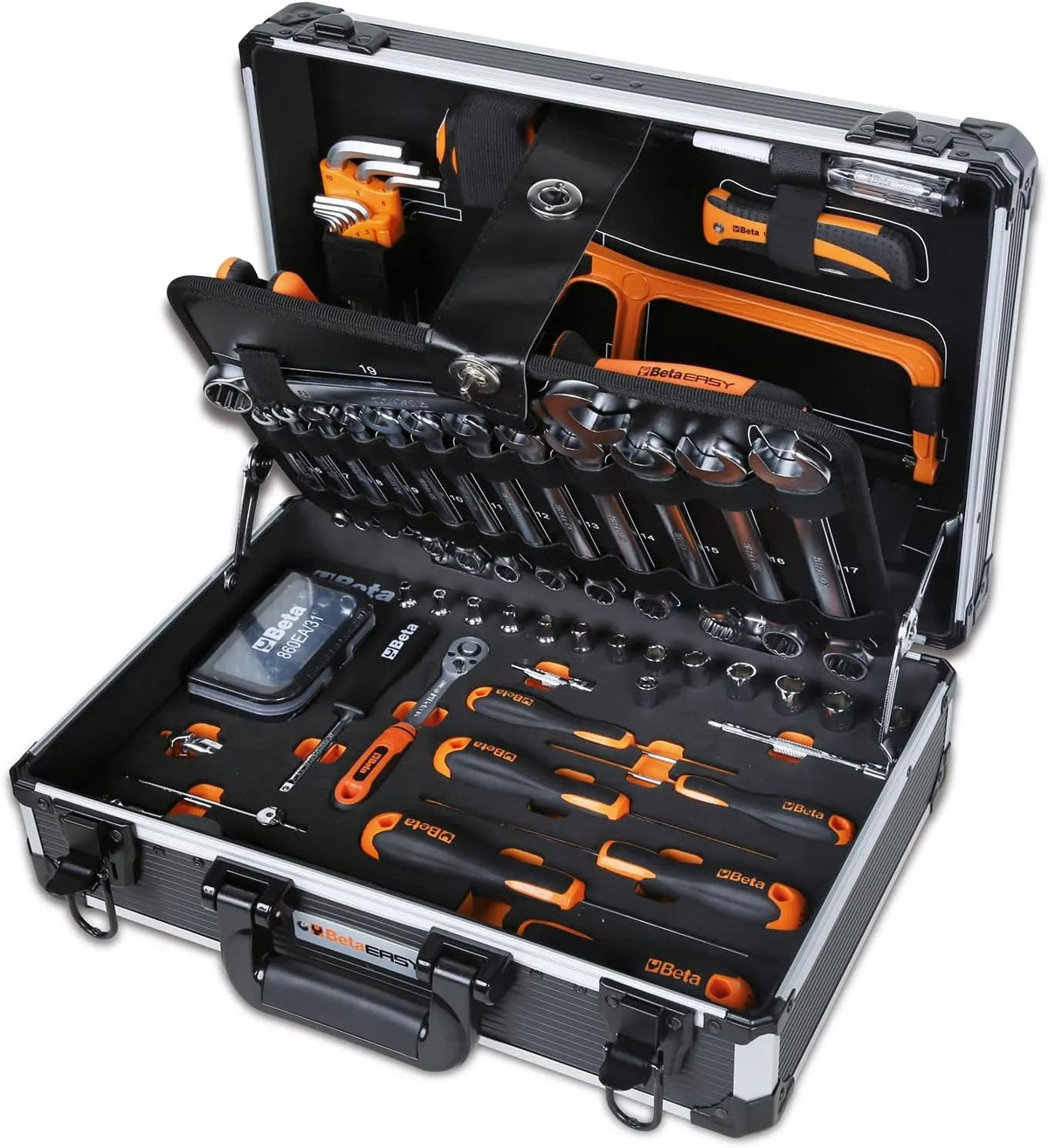 Modell 2054E 2054E 2054E/I-100 Beta Easy, Ideal für alle Arten von Wartung, Made in Italy, inklusive. 100-teiliges Werkzeug Sortiment 1/4'