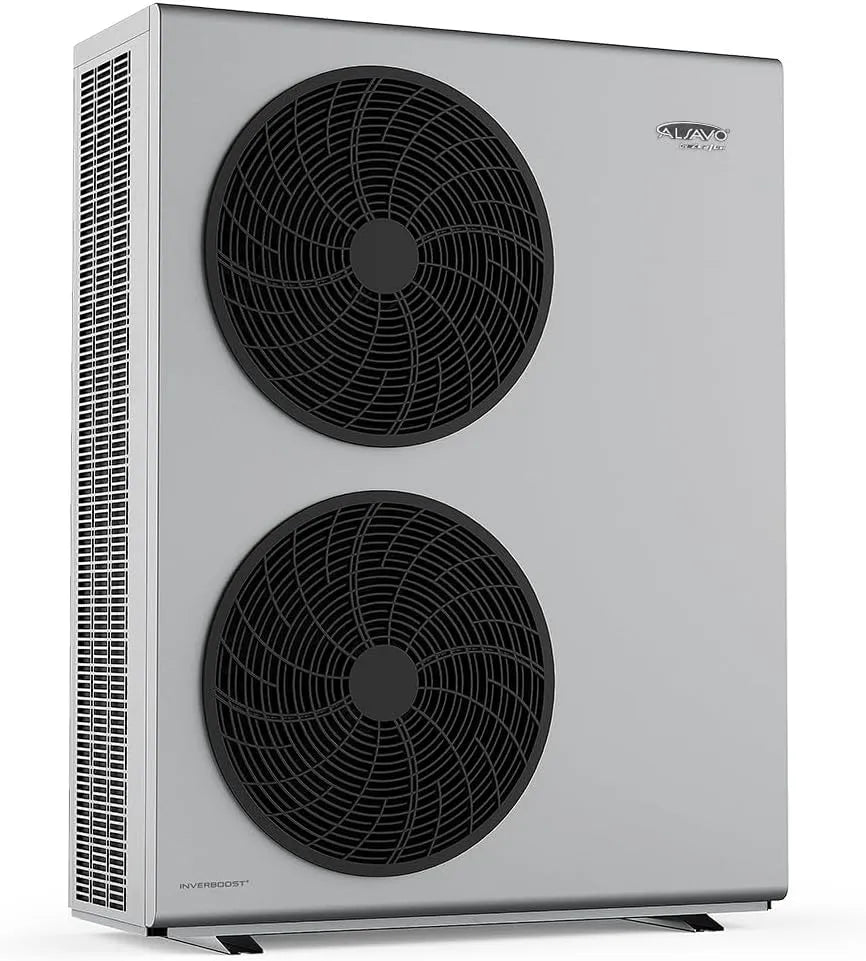 Modell R290 Wärmepumpe INVERBOOST HEAT Monoblock Luft, Einphasig mit Doppellüfter, A+++ Energieeffizienz, für Warmwasser und Heizung