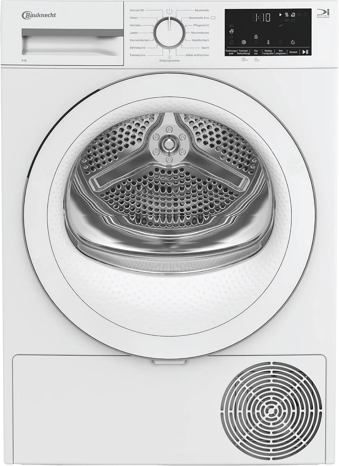 Bauknecht Wärmepumpentrockner, BD 8D WWS, Gewicht 8 kg, Inverter-Motor, EEK A++, Precision Dry, Intelligentes Trocknen, Slim, extra schmal